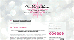 Desktop Screenshot of onemomsmoxie.com