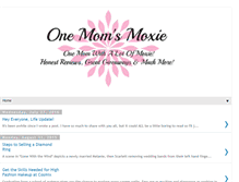 Tablet Screenshot of onemomsmoxie.com